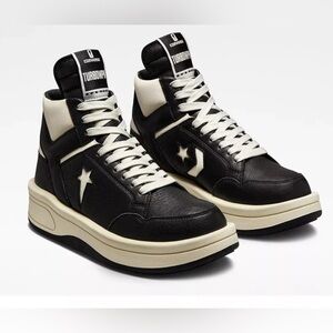 NEW Rick Owens + Converse TURBOWPN mid top - sz 7